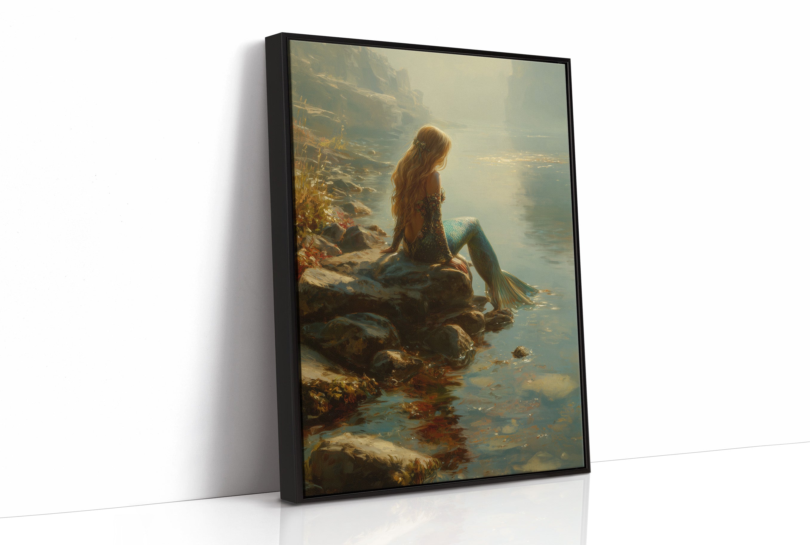 Shoreline Secrets At Golden Hour