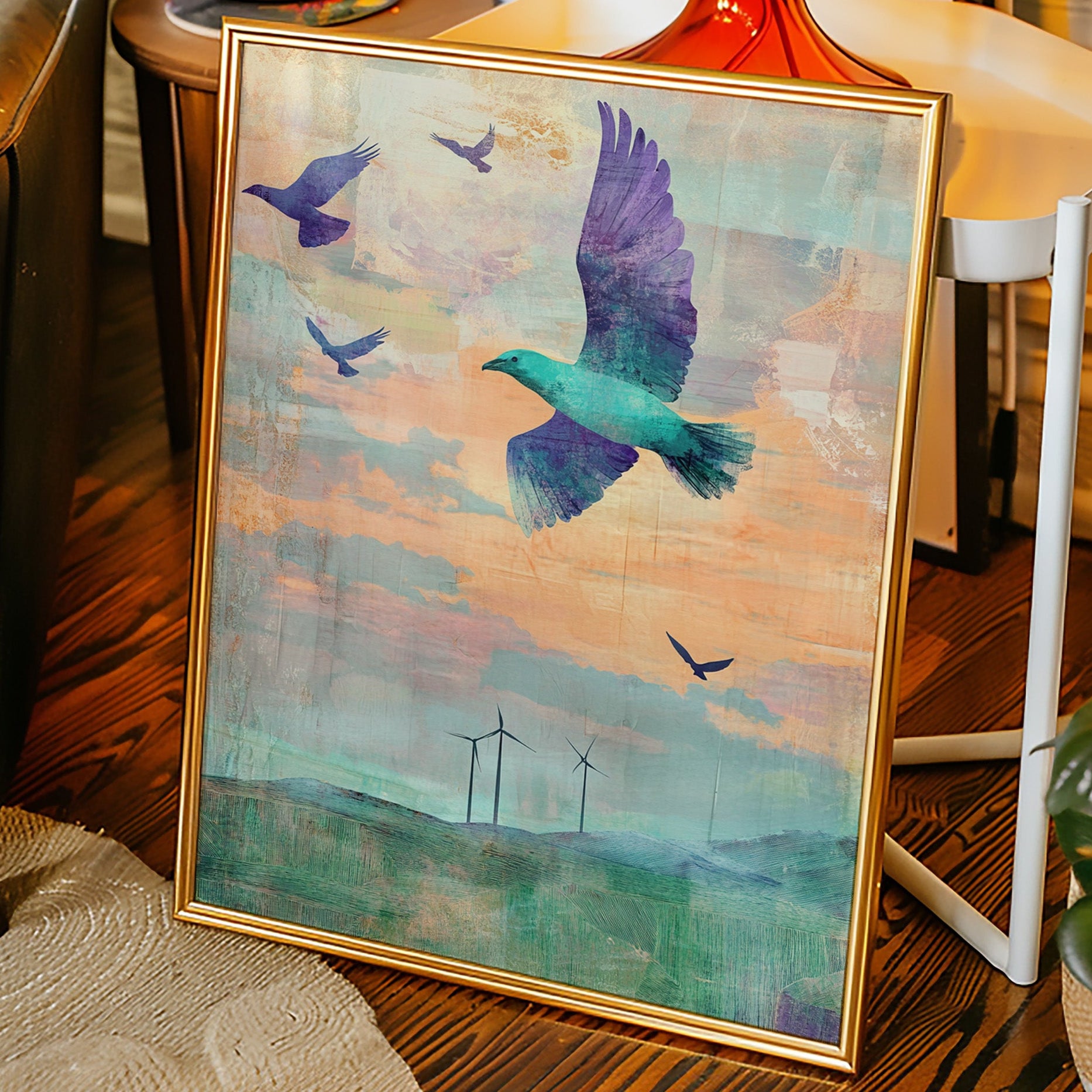 Wind Turbines Call Sacred Wings