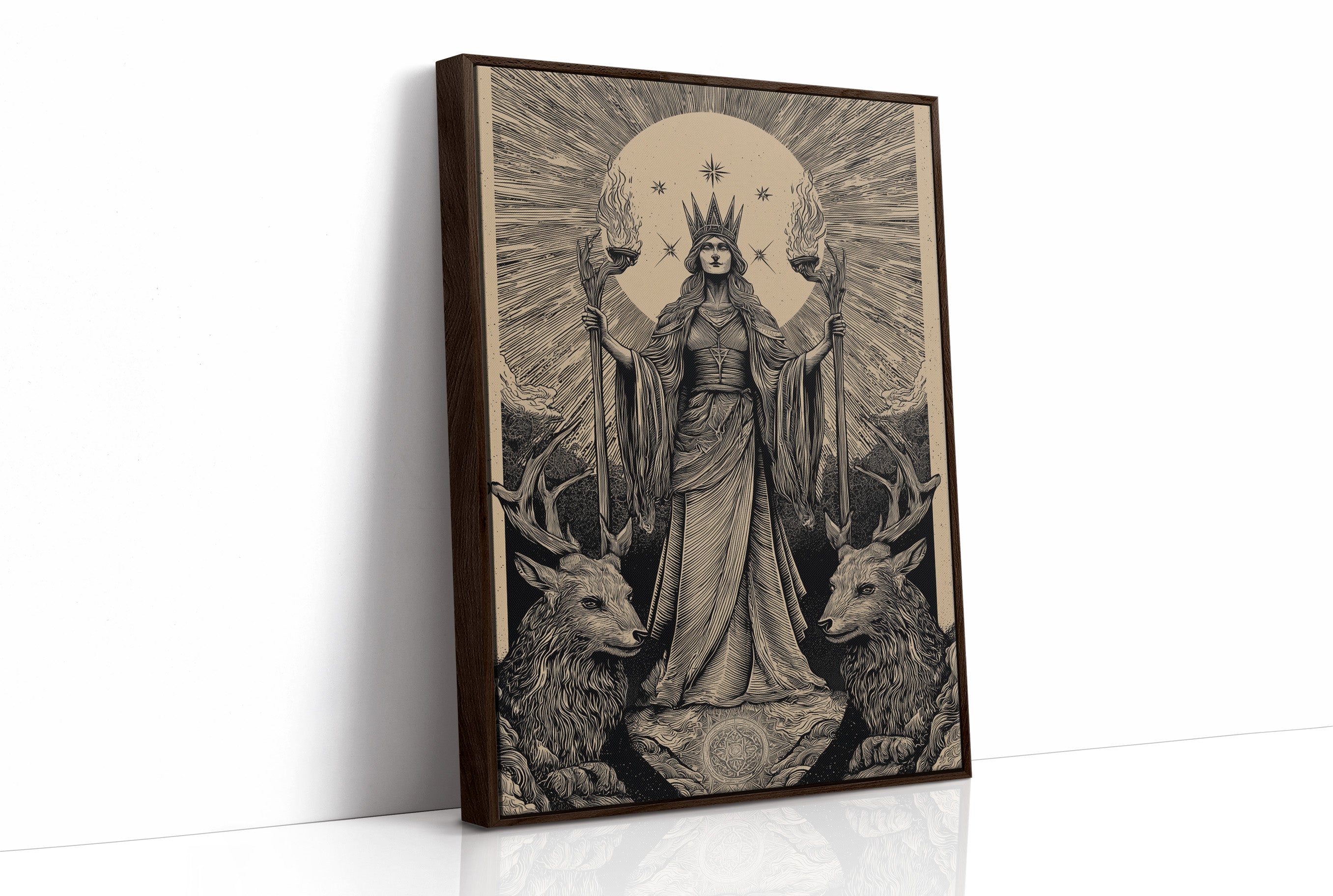 Crowned Between Stags And Stars