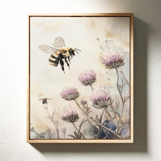 Pollinators Dance Among Petals