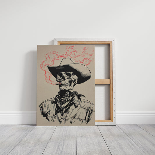 Ghost Rider's Last Stand - Smoking Skeleton Cowboy