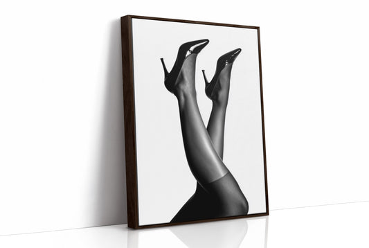 Elegant Silhouette: Stilettos in Motion