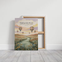 Delight Yourself in the Lord: Hot Air Balloon Meadow