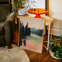 Cypress Trees Hold Evening's Secrets