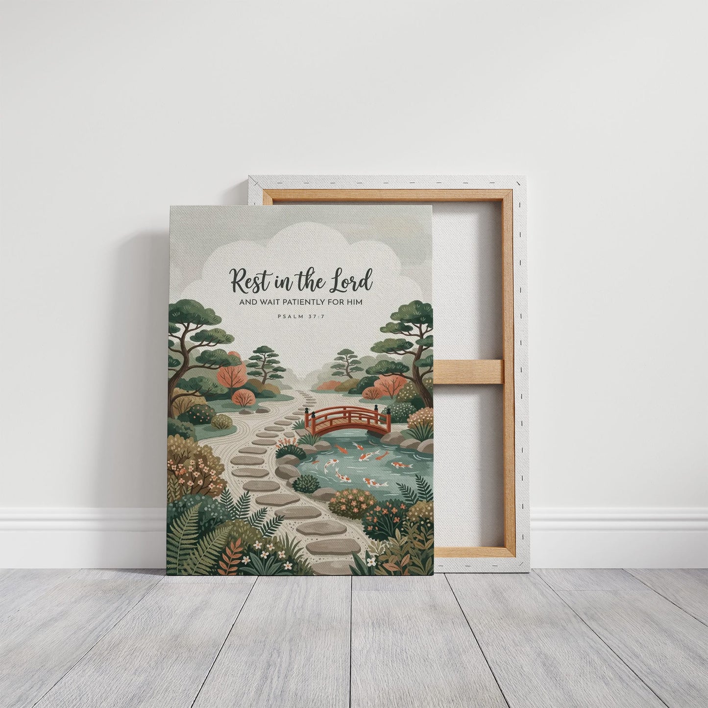 Rest in the Lord: Japanese Zen Garden Bridge