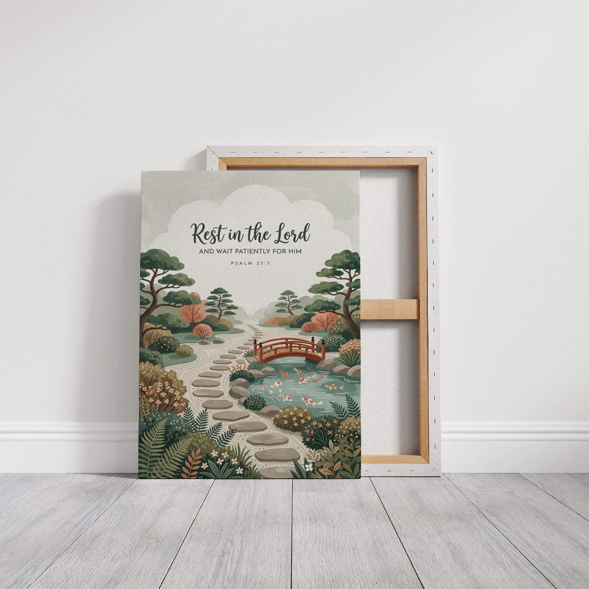 Rest in the Lord: Japanese Zen Garden Bridge