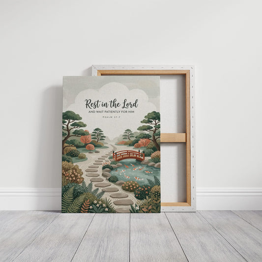Rest in the Lord: Japanese Zen Garden Bridge