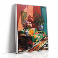 Coral Room, Painted Sofa