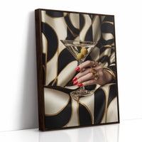 Gilded Elegance: Martini Moment
