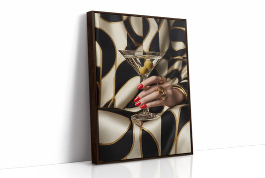 Gilded Elegance: Martini Moment