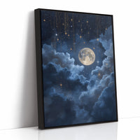 Moon Bathes In Midnight Blue
