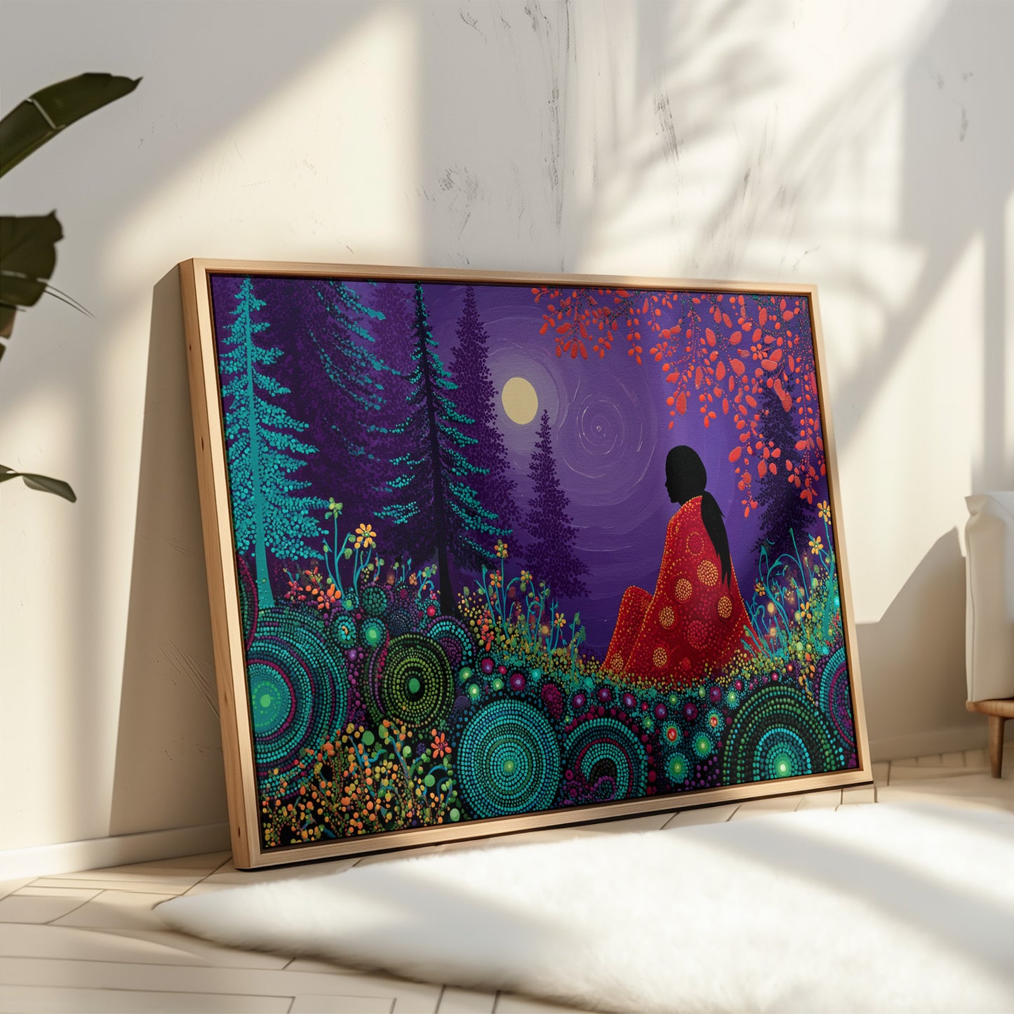 Moonlit Garden Holds Sacred Stories