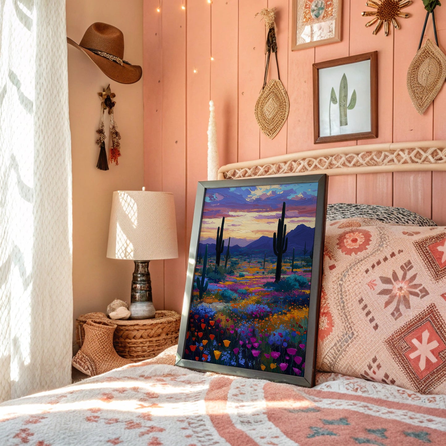 Wildflowers Dance Under Desert Stars
