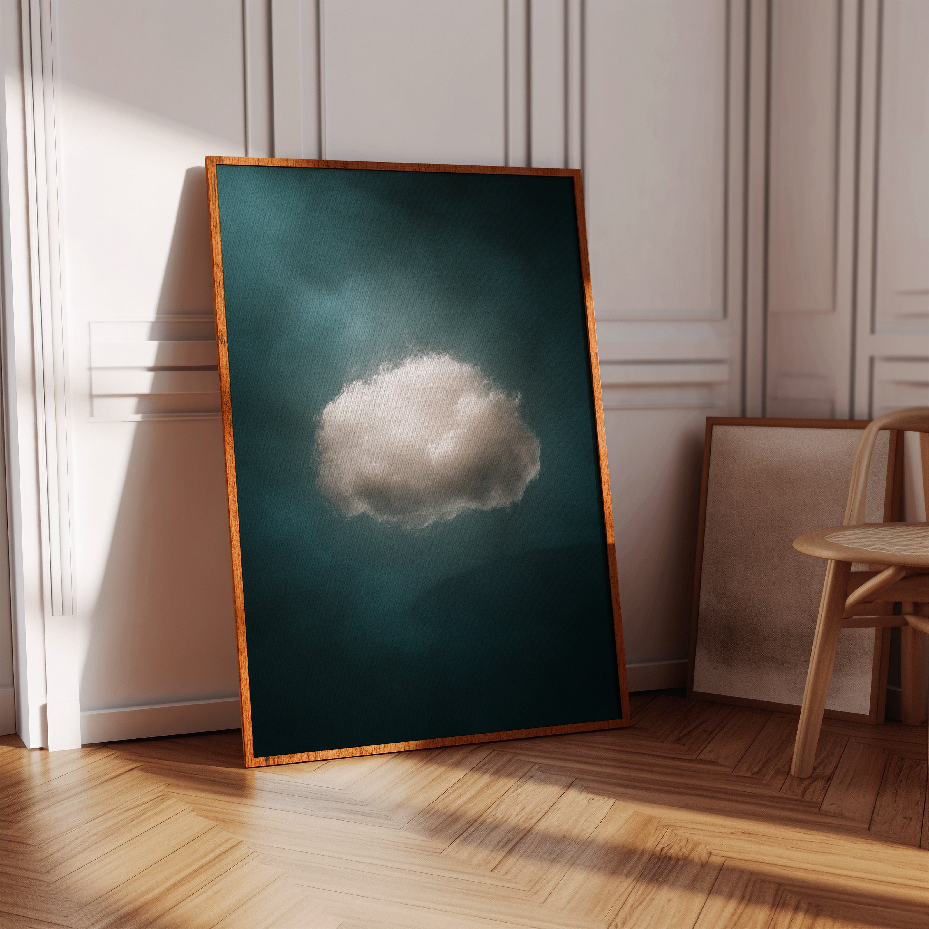 A Single Cloud in Emerald Light