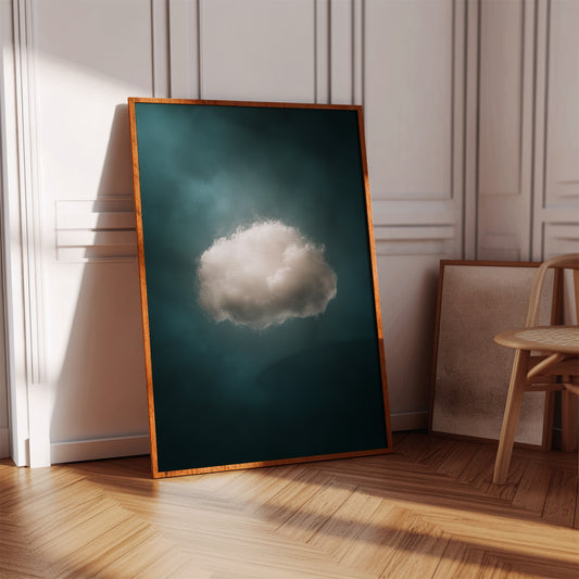 A Single Cloud in Emerald Light
