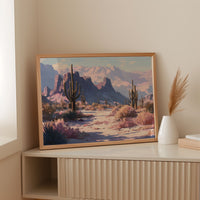 Pink Dawn Greets Saguaro Sentinels