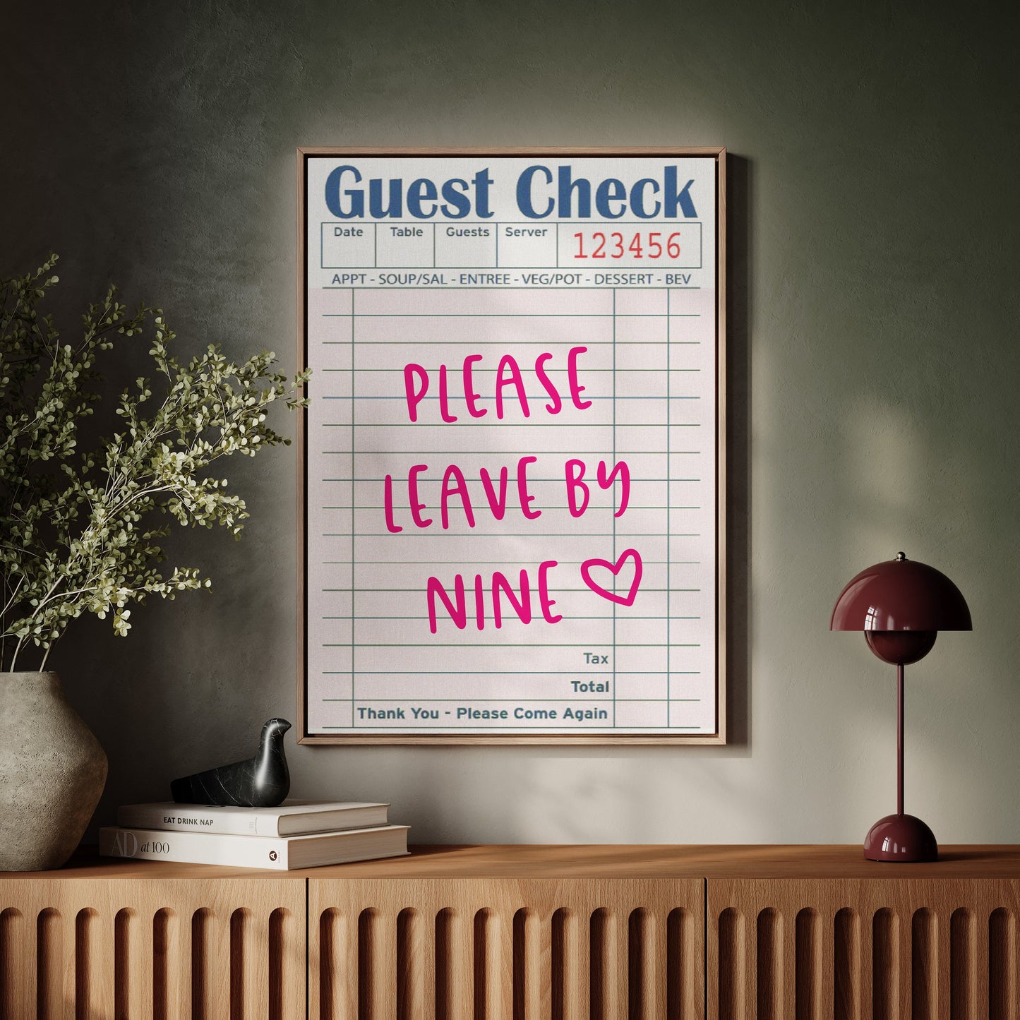 Message From The Kitchen Staff