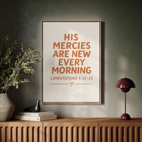 New Every Morning Scripture Print
