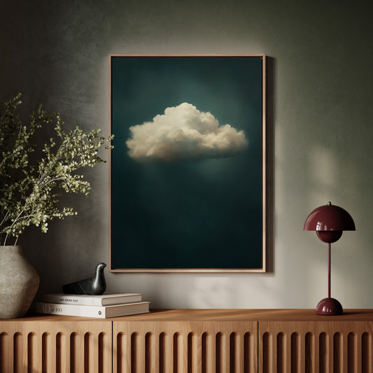 Solitary Cloud in Still Air