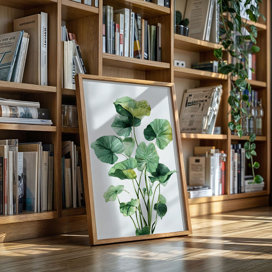 Lotus Leaves Dance In Sunlight