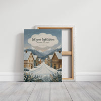 Let Your Light Shine: Snowy Alpine Village