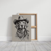 A Canine Cowboy's Stalwart Gaze