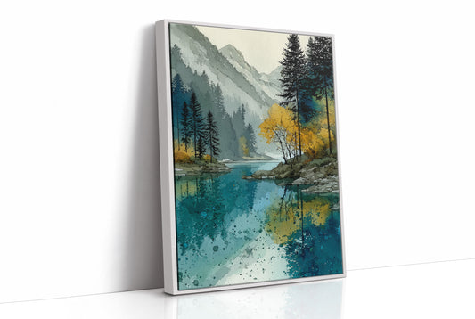 Autumn Gold on Still Water