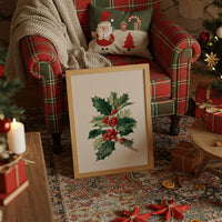 Holly Berries Paint December's Story