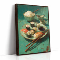 Sushi in Teal Shadow