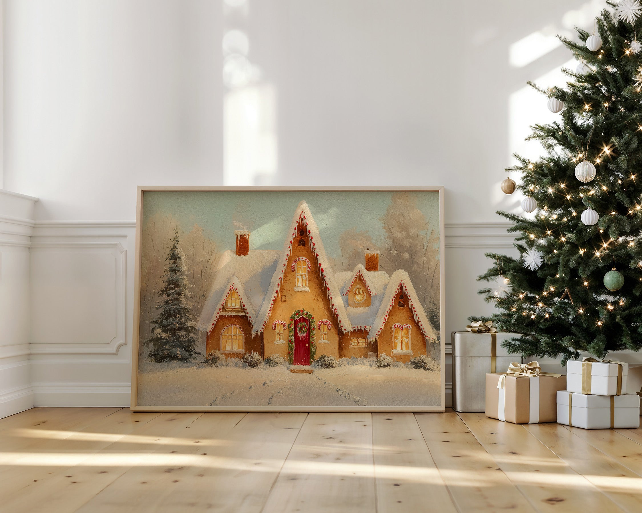 Gingerbread Cottages Share Winter Magic