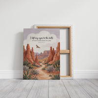 I Lift My Eyes to the Hills: Desert Canyon Path