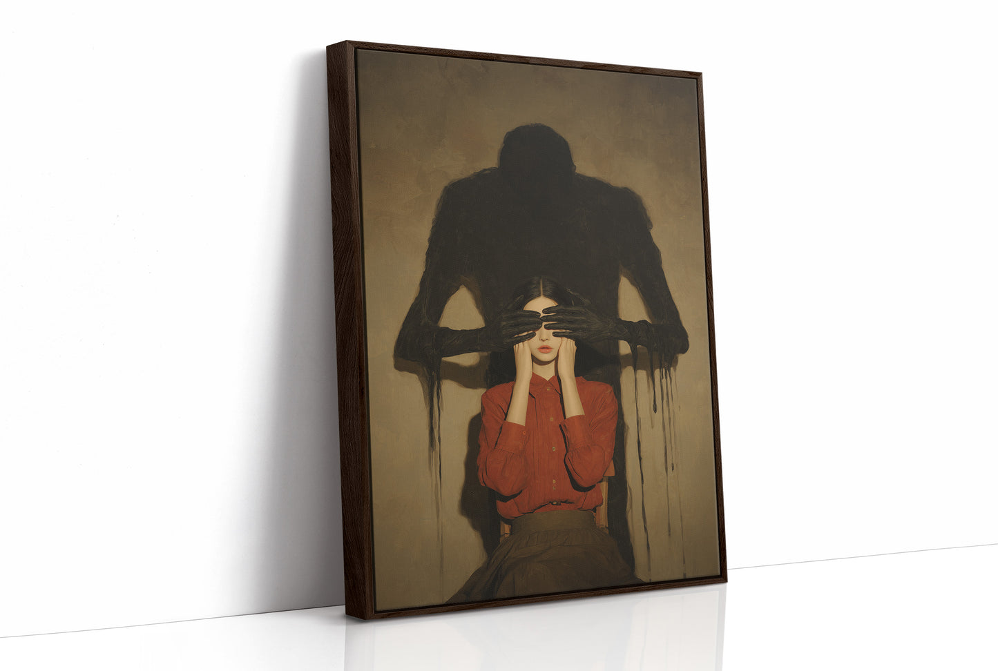 Darkness Looms Behind Crimson