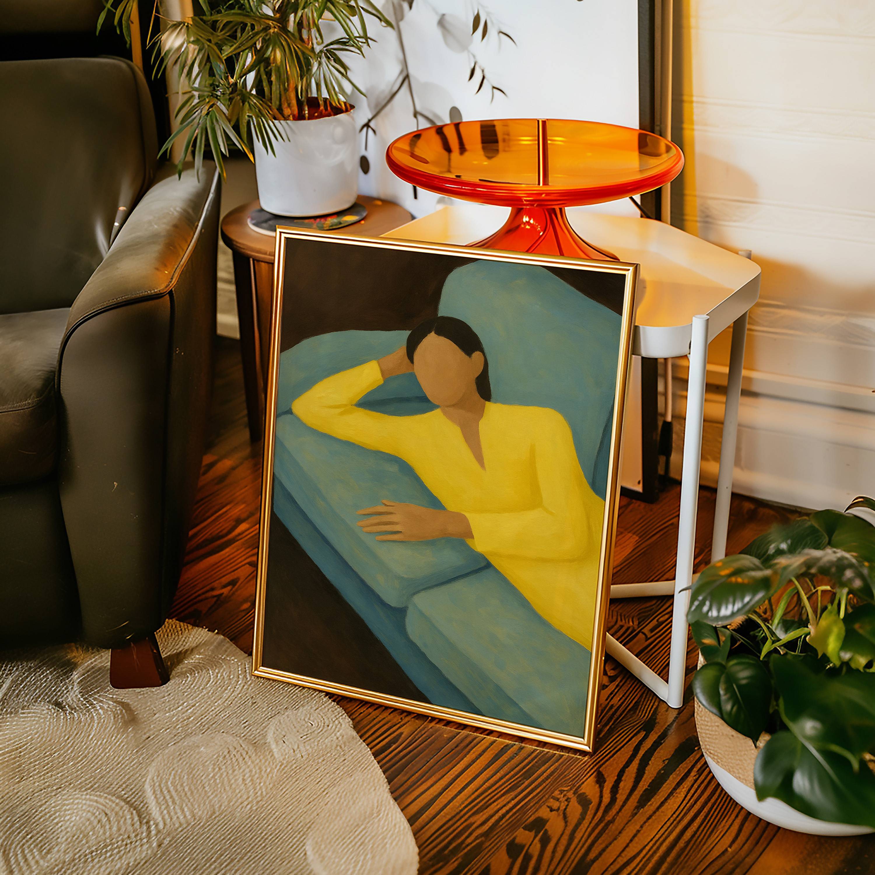 Sunlit Moments On Turquoise Velvet