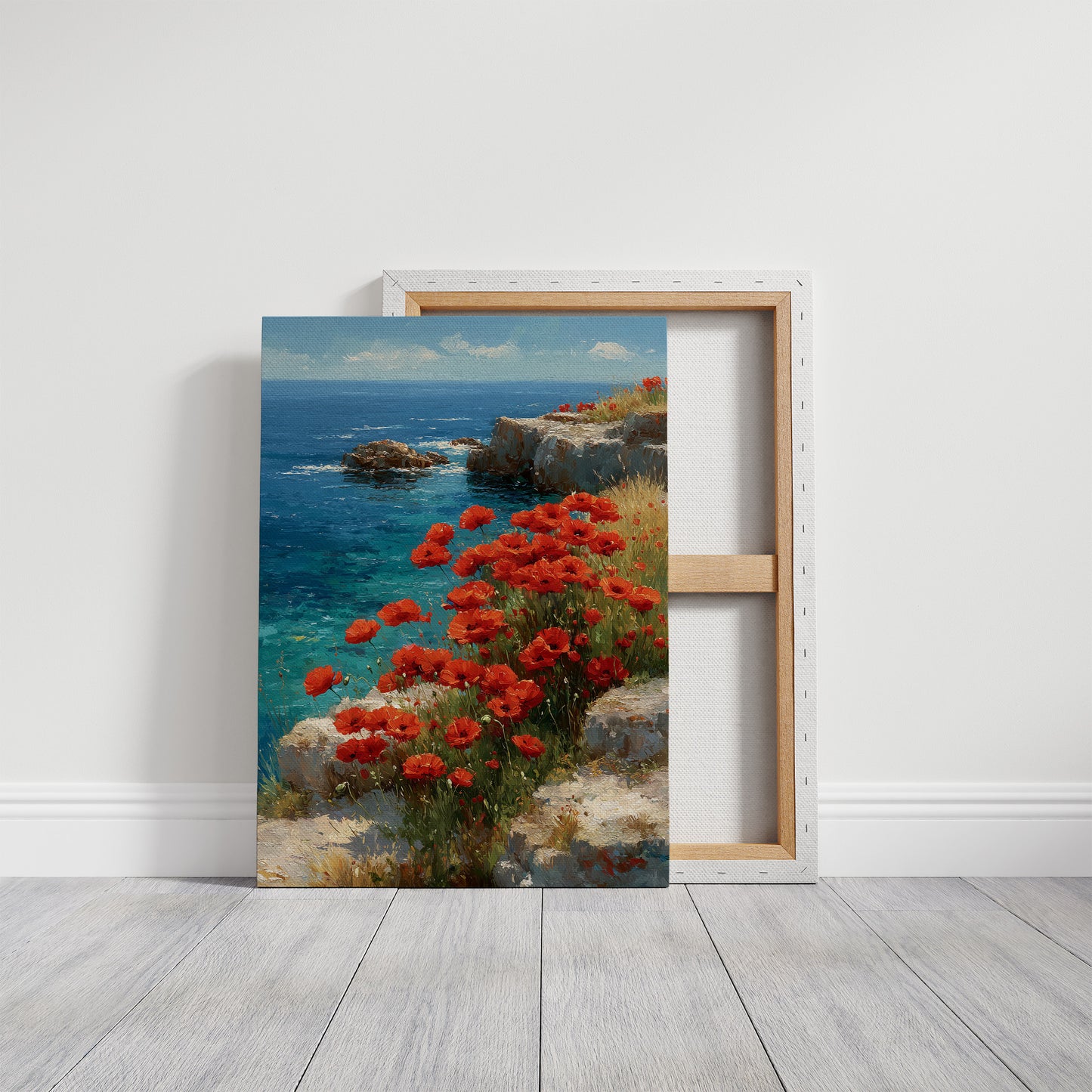 Poppies Above the Sea