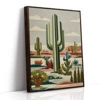 Saguaros Paint Their Desert Symphony