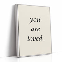 You Are Loved Minimalist Print