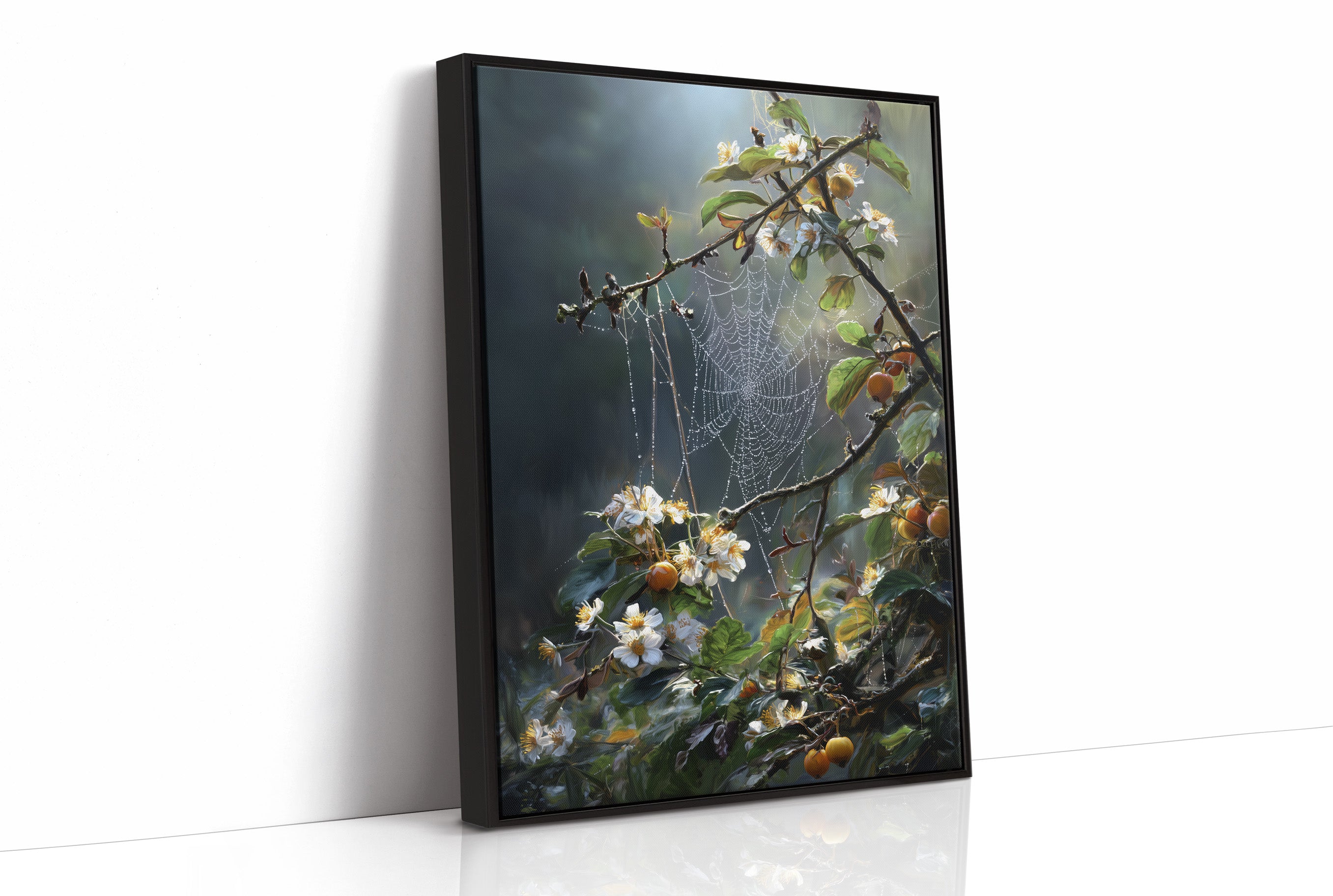 Blossoms Catch Morning's Dew