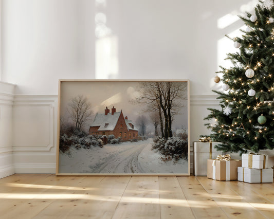 Brick Cottage Awaits Winter Stories