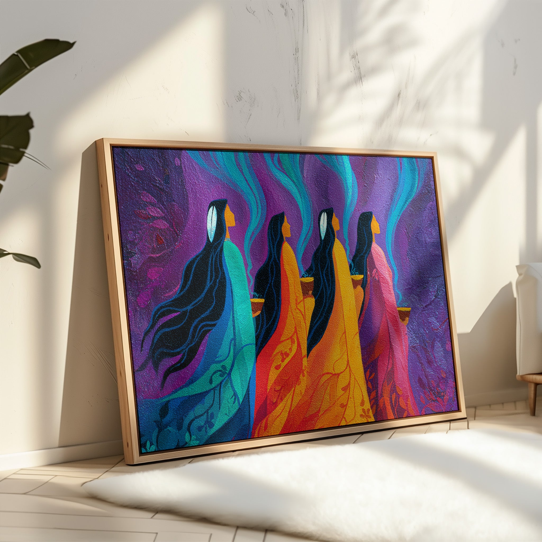 Sacred Smoke Rises Through Color