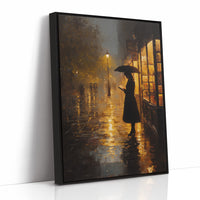 Rain-Soaked Pages After Dusk