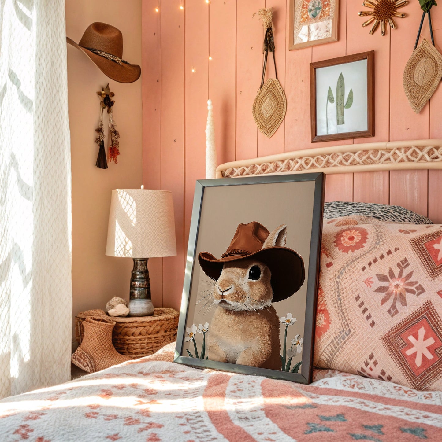 Ranch Rabbit Tips His Leather Crown