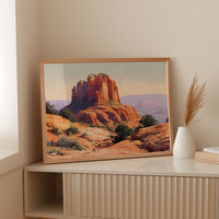 Sandstone Giants Guard Desert Dawn