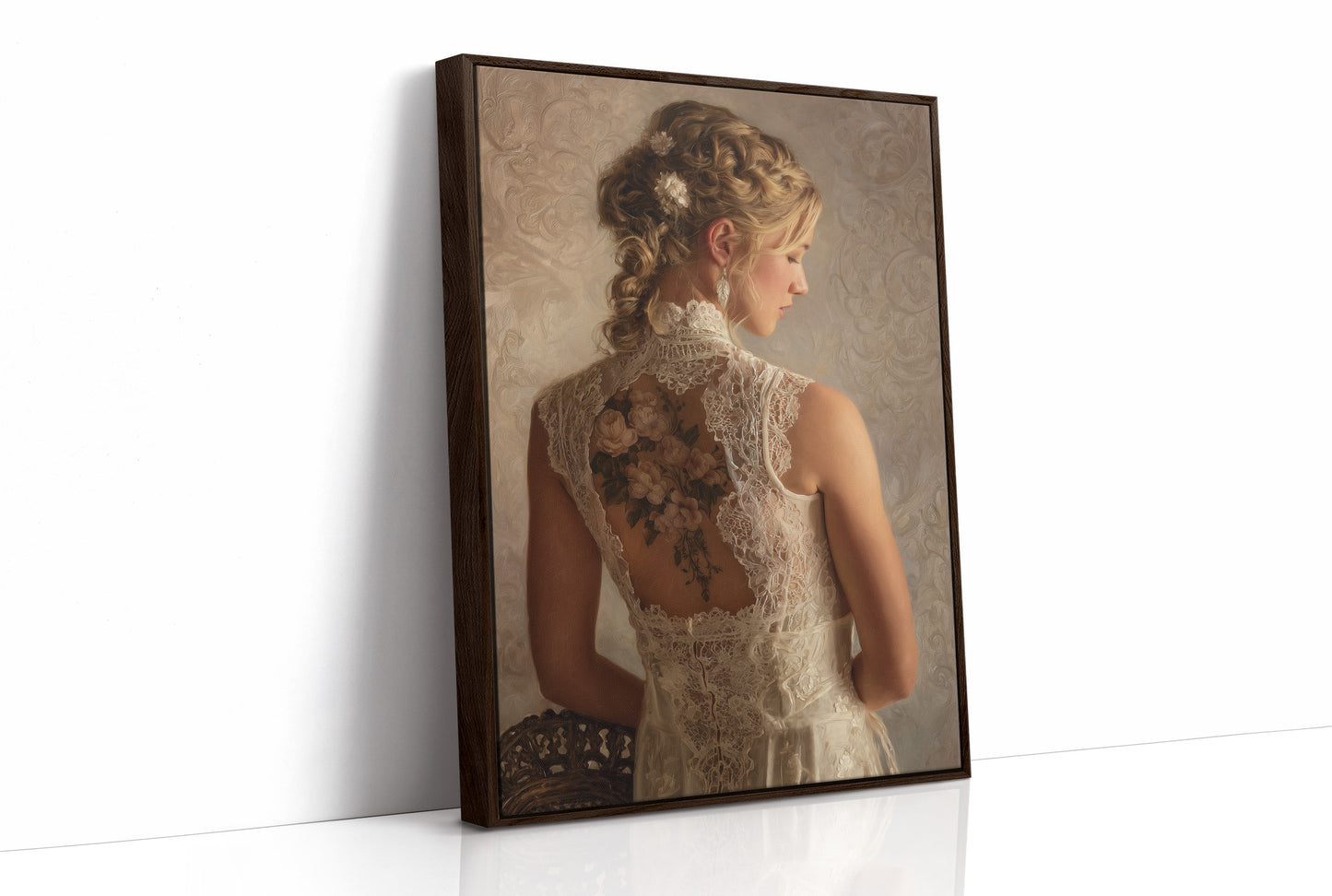 Lace And Roses Await Dusk