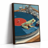 He Only Listens to Vinyl