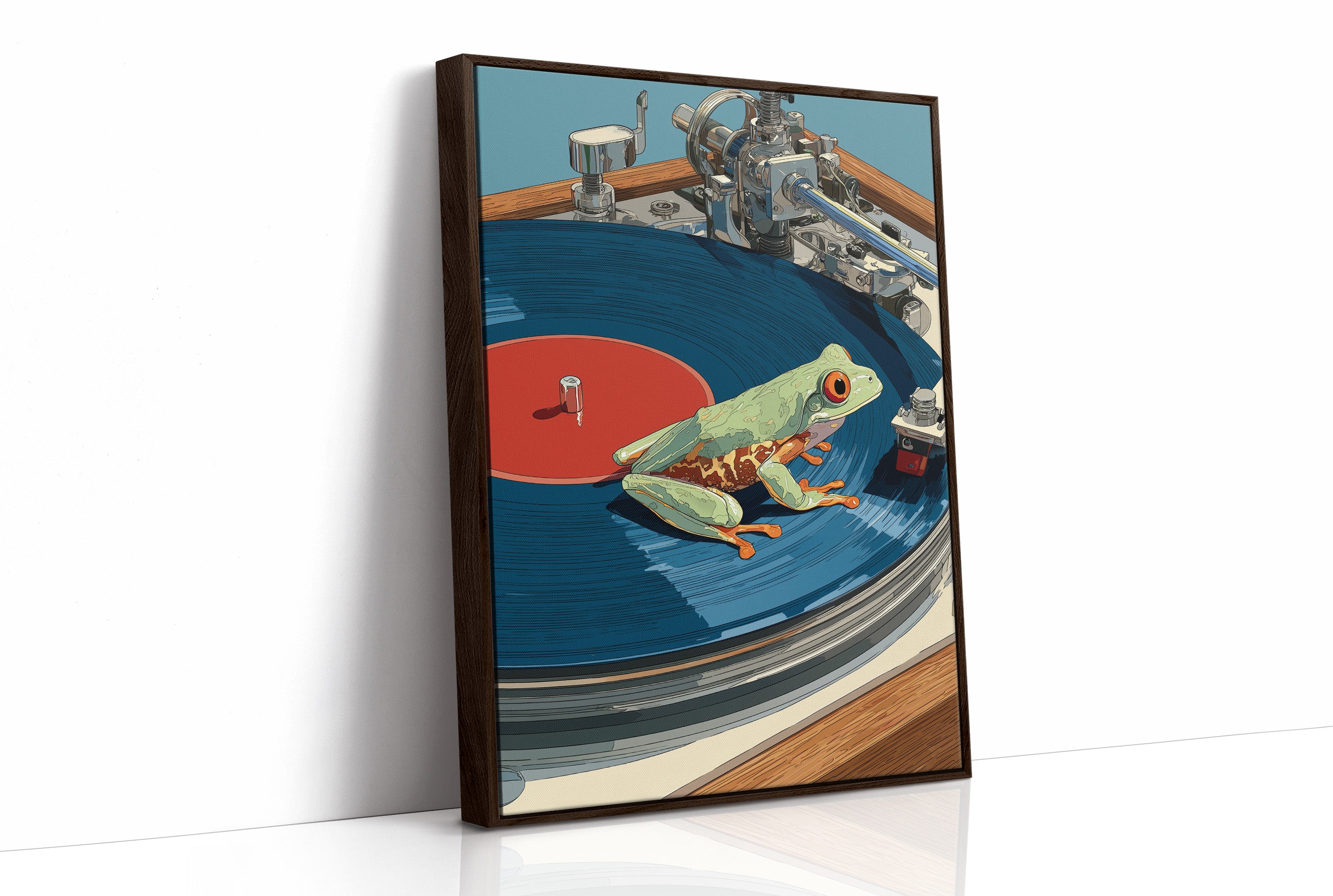 He Only Listens to Vinyl