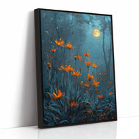 Copper Blooms Under Midnight Sky