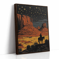 Starlit Trails Through Monument Valley