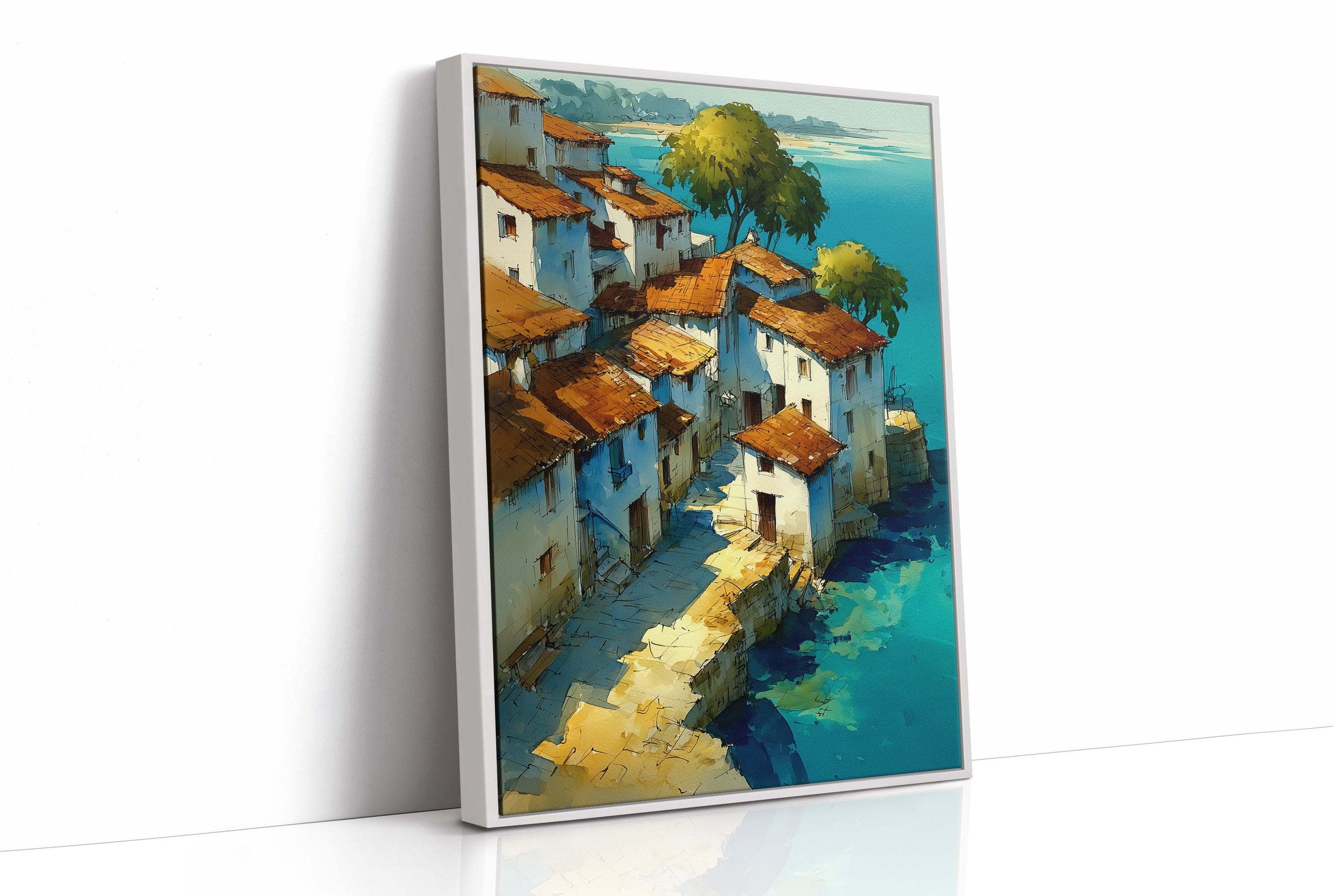 The Village Leans Toward the Sea
