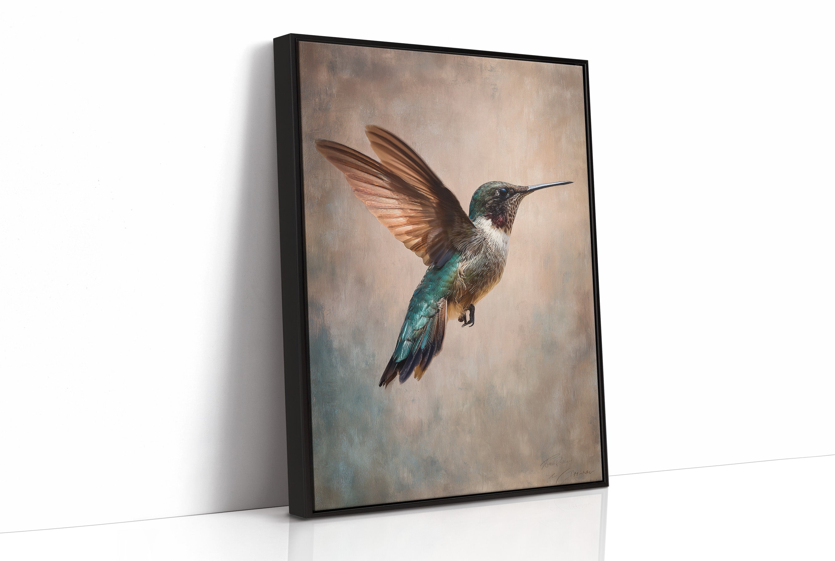 Copper Wings Meet Turquoise Sky