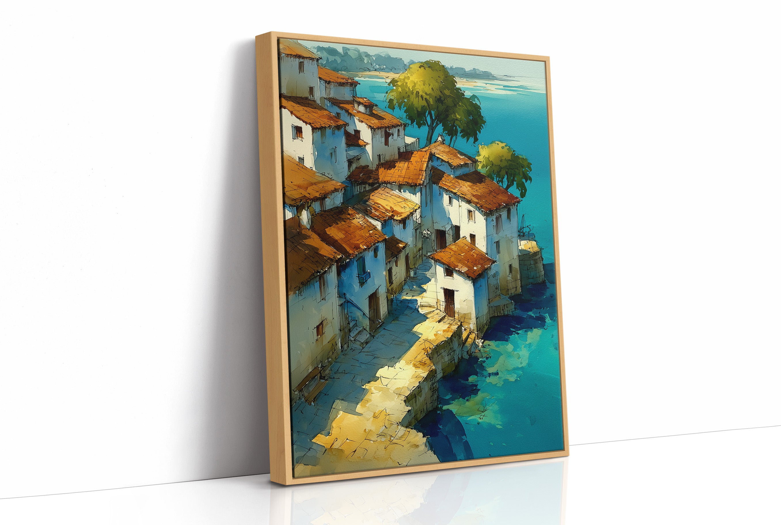 The Village Leans Toward the Sea